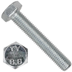 Skrutka metrick 6HRH M5x60 Zn 8.8 DIN 933