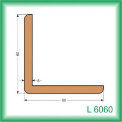 Lita dreven L6060 60x60x2500 mm