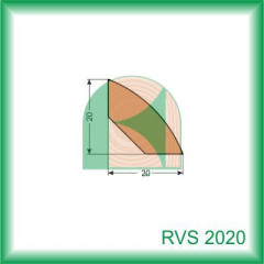 Lita dreven RVS2020 20x20x2500 mm