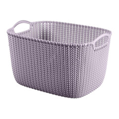 Kok plastov L 40x30 cm KNIT fialov