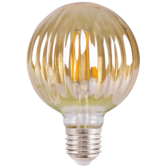 LED iarovka dekoratvna VintageAmber Filament PUMP-A G100 4W E27