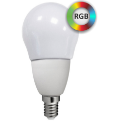 LED iarovka SMART G55 E14 WW+RGB 4,5W 350lm - kompatibiln s diakovm ovldaom