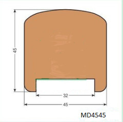 Madlo dreven MD4545 45x45x2500 mm