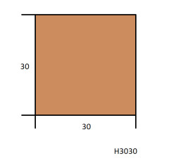 Hranol H3030 30x30x2000 mm